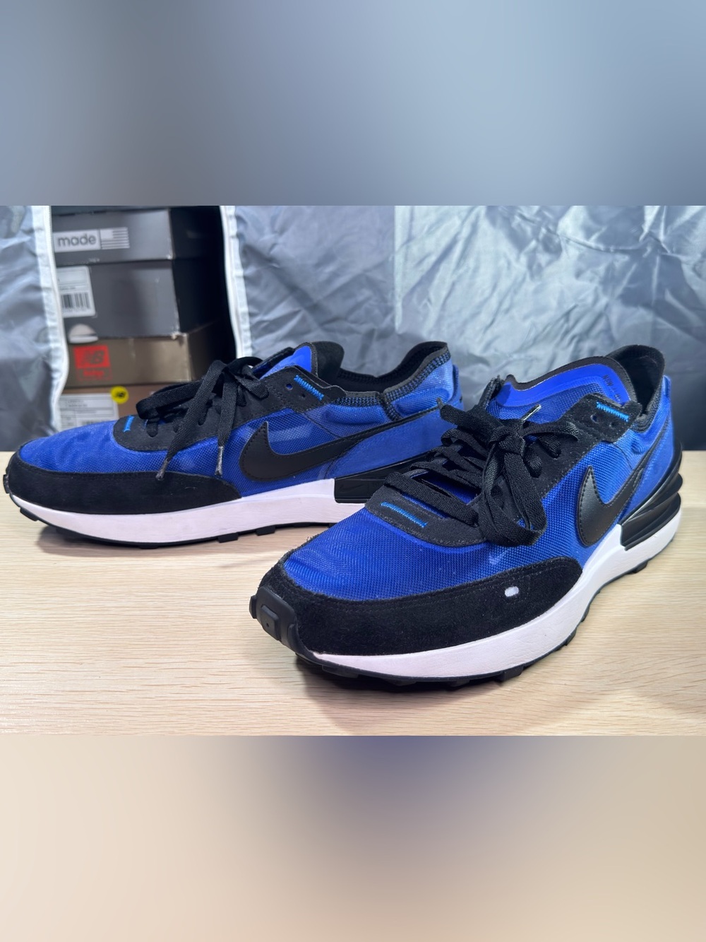 Nike Waffle One Racer Blue Black Men's Size 11 Trainers